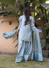 Sky Blue Farshi