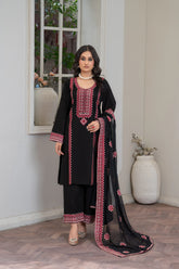 Black red 3pc