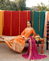 Tangerine Angrakha 3pc