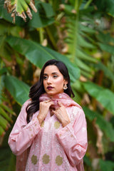 Pink Raw Silk 3Pc