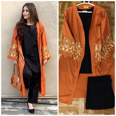 Tangerine Black Cardigan 3PC SUMMER