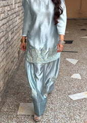 Sky Blue Farshi