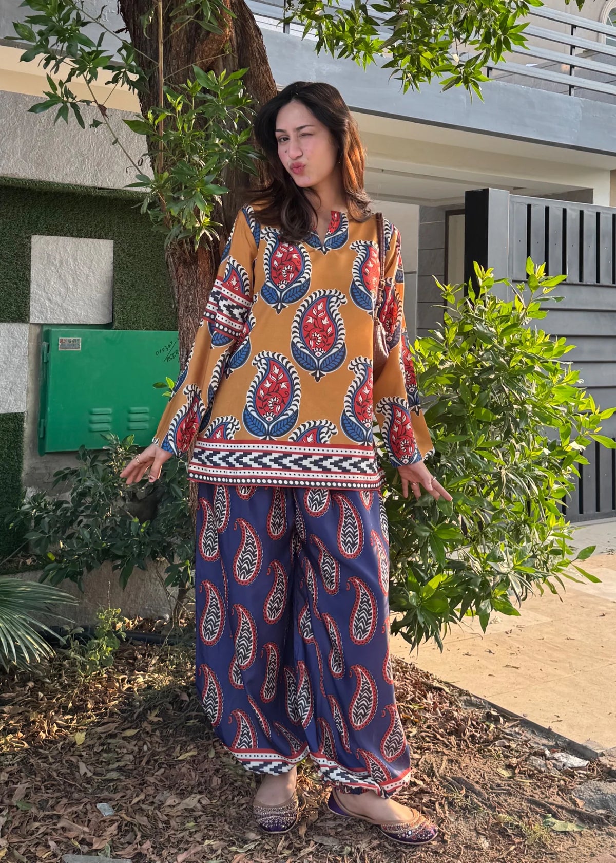 Paisley Baloon Coord