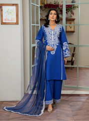 Royal Blue White