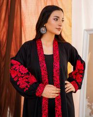 Black Red cardigan