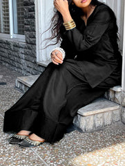Farshi Shalwar Black 2pc