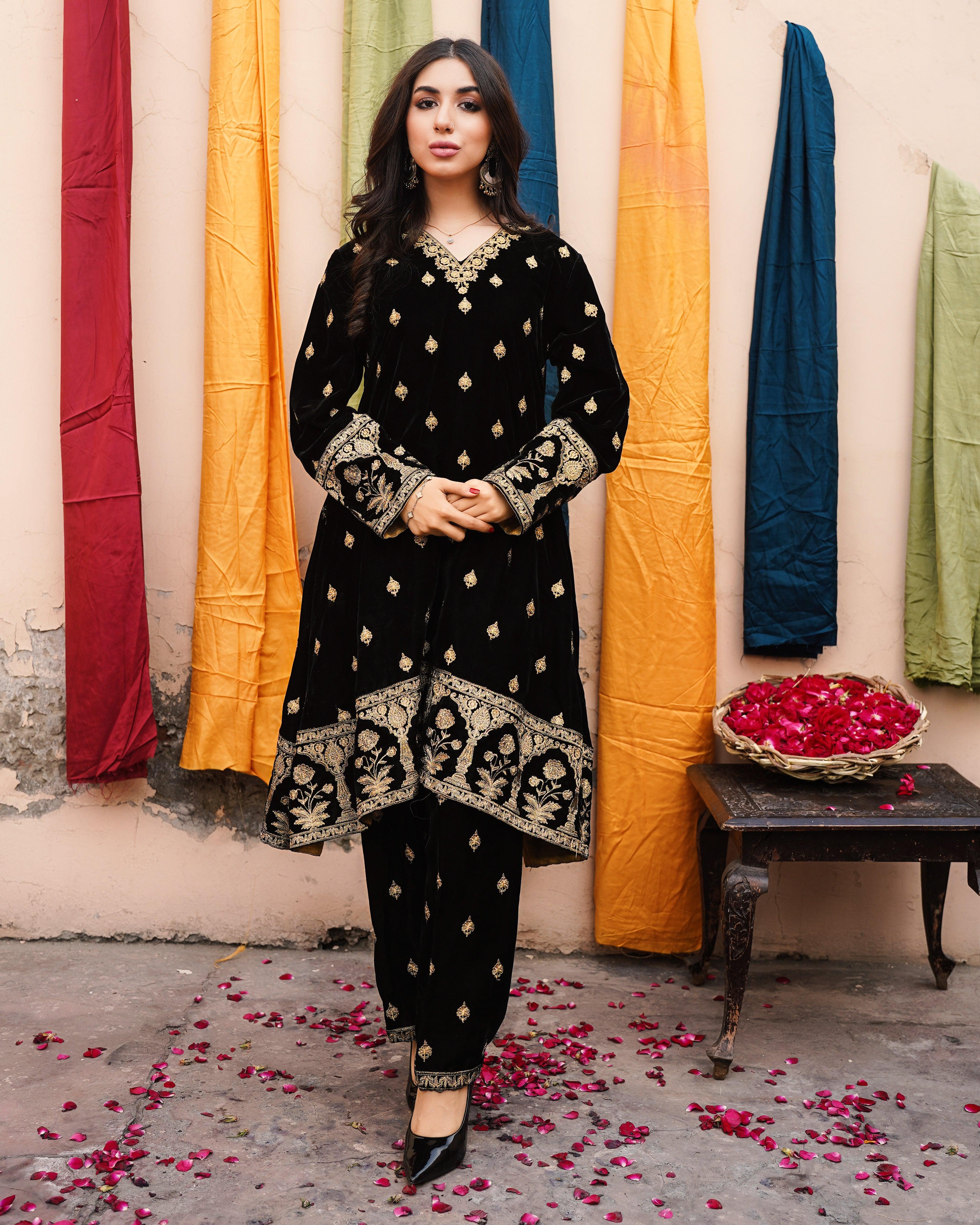 velvet suit in Pakistan