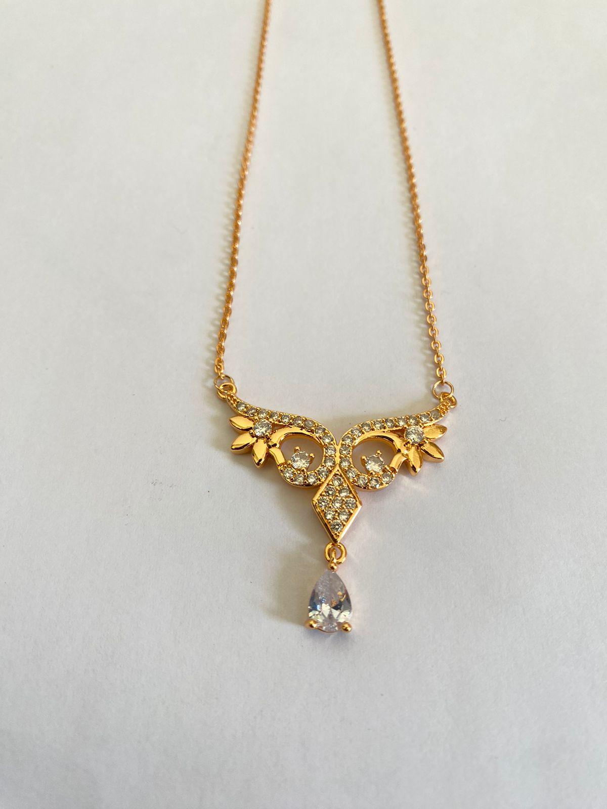 Gold Plated Chain Necklace 