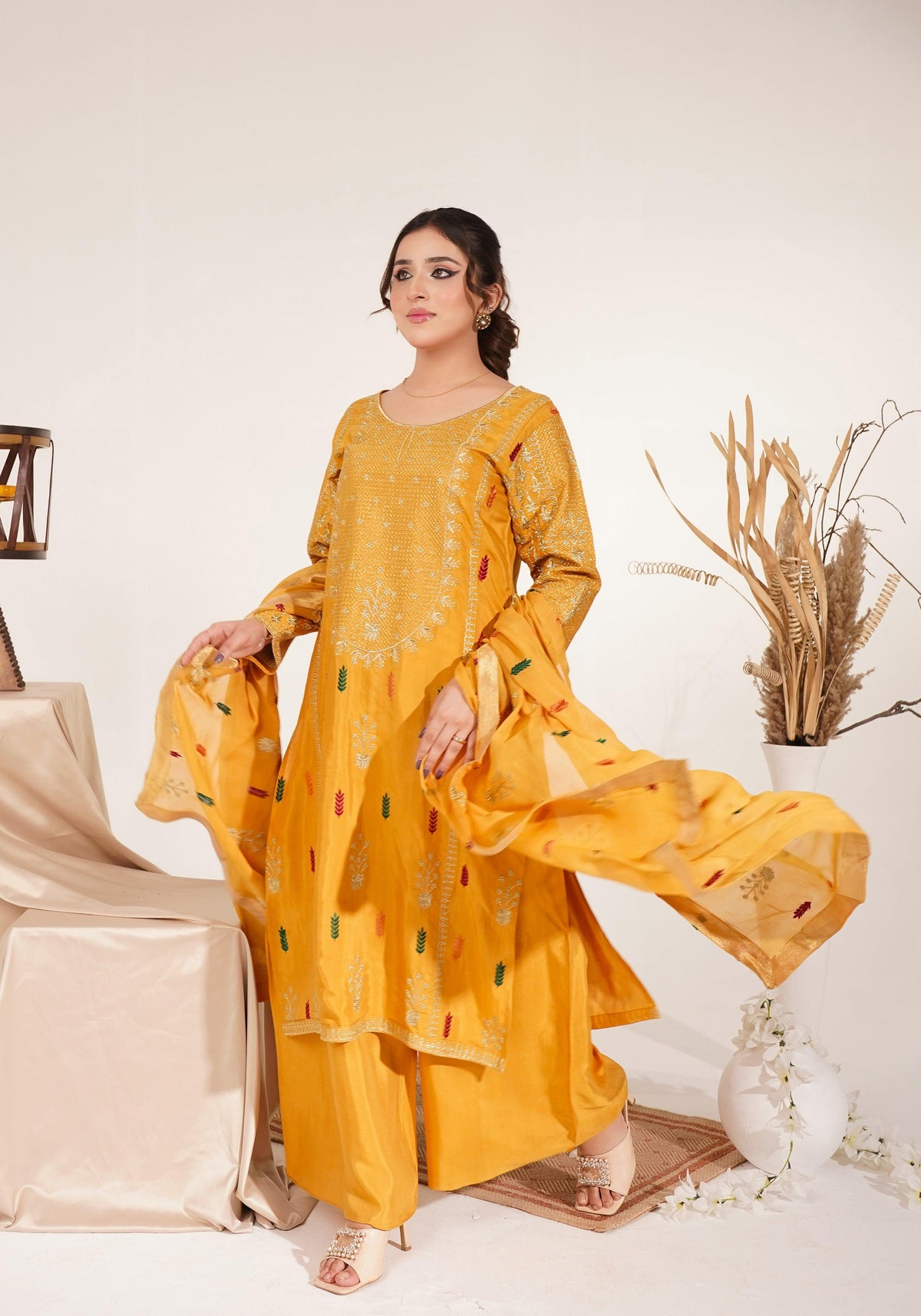 Mustard Multi Silk