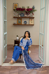 Royal Blue White