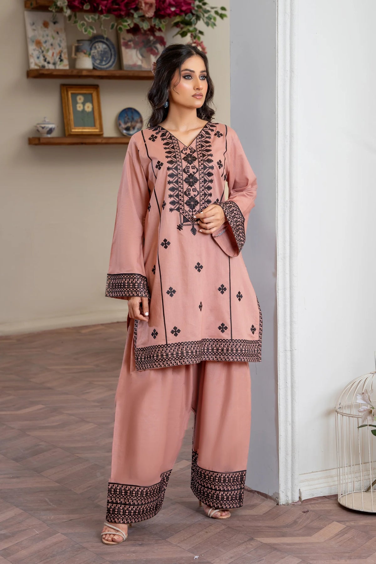 Light Brown Farshi Set