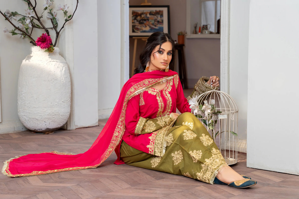 PINK OLIVE 3PC