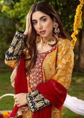 Mustard Eid Gharara Suit