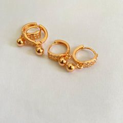 Golden Hoop Earring