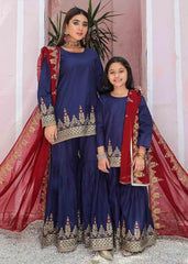 Blue Gharara 3PC(ADULTS)