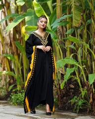 Black Yellow Poncho