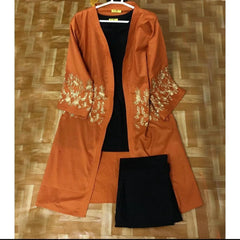 Tangerine Black Cardigan 3PC SUMMER