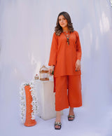 Tangerine button Co-ord