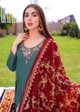 Sea Green Frock - Womaniah