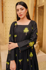 Black Arabic Frock - Womaniah