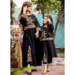 Black EID 2PC Kids - Womaniah