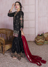 Black Maroon Gharara kids - Womaniah