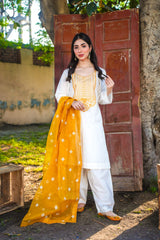 White Suit Eid 3PC