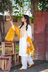 White Suit Eid 3PC