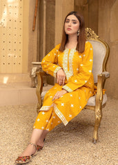 Mustard White Suit - Womaniah